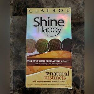 Clairol Shine Happy Natural Instincts 00 Clear Shine Treatment New Rare  *READ